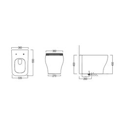 Kit Vaso Sanitário Convencional e Assento Soft Close Sentiero Acqua Brasil - 6