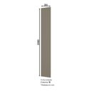 Ver imagem 4 de Fechamento Lateral Cozinha 31cm 100% MDF Aurora Cinza/Duna