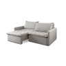 Sofá Cama 2 Lugares Retrátil 200cm Linho Cinza Califórnia Zurc Decor - 6