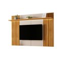 Ver imagem 2 de Painel Ripado para TV até 84 Polegadas com LED MDF 220CMX135CM Home Supreme Marrom