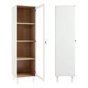 Ver imagem 6 de Cristaleira Estante para Livros 1 Porta Vidro E-963