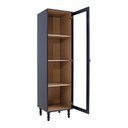 Ver imagem 6 de Cristaleira Estante para Livros 1 Porta Vidro E-963