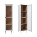 Ver imagem 6 de Cristaleira Estante para Livros 1 Porta Vidro E-963