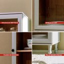 Ver mais imagens de Cristaleira Estante para Livros 1 Porta Vidro E-963