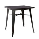 Ver imagem 2 de Mesa Bar Restaurante Quadrada Tolix Iron Preto 80x80