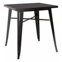 Ver imagem 1 de Mesa Bar Restaurante Quadrada Tolix Iron Preto 80x80