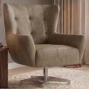Ver imagem 2 de Poltrona Decorativa Malta Base Giratoria Courino Tcs 729 Moll