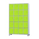 Ver imagem 1 de Armário Roupeiro De Aço Para Vestiário 20 Portas Locker Verde