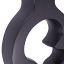 Ver imagem 3 de Vaso Decorativo Cerâmica Vazado para Centro Mesa Preto 29 Cm F04 - D’Rossi