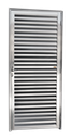 Ver imagem 1 de Porta Veneziana Alumínio 86 Esq Anod.Brilhante Brimak