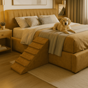 Ver imagem 2 de Rampa Pet Antiderrapante para Cachorro Gato com Degraus Cor Terracota Liberty Móveis