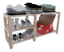 Ver imagem 2 de Estante Nicho Industrial Para Livros Madeira Pinus Cor Natural Technox