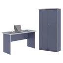 Ver imagem 1 de Mesa de Escritorio com Armário 2 Portas Pampulha Azul