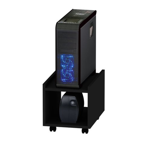 Suporte Para CPU e Estabilizador Com Rodinhas