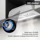 Ver imagem 5 de Coifa de Embutir Amzchef 30" de Aço Inox com 900 Cfm e 3 Velocidades