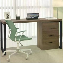 Mesa para Escritório Diretor com Gaveteiro 150cm Office - 4