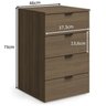 Mesa para Escritório Diretor com Gaveteiro 150cm Office - 9