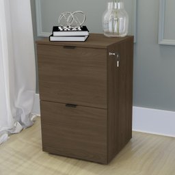 Mesa para Escritório Secretária 120cm com 2 Gaveteiros Office - 9