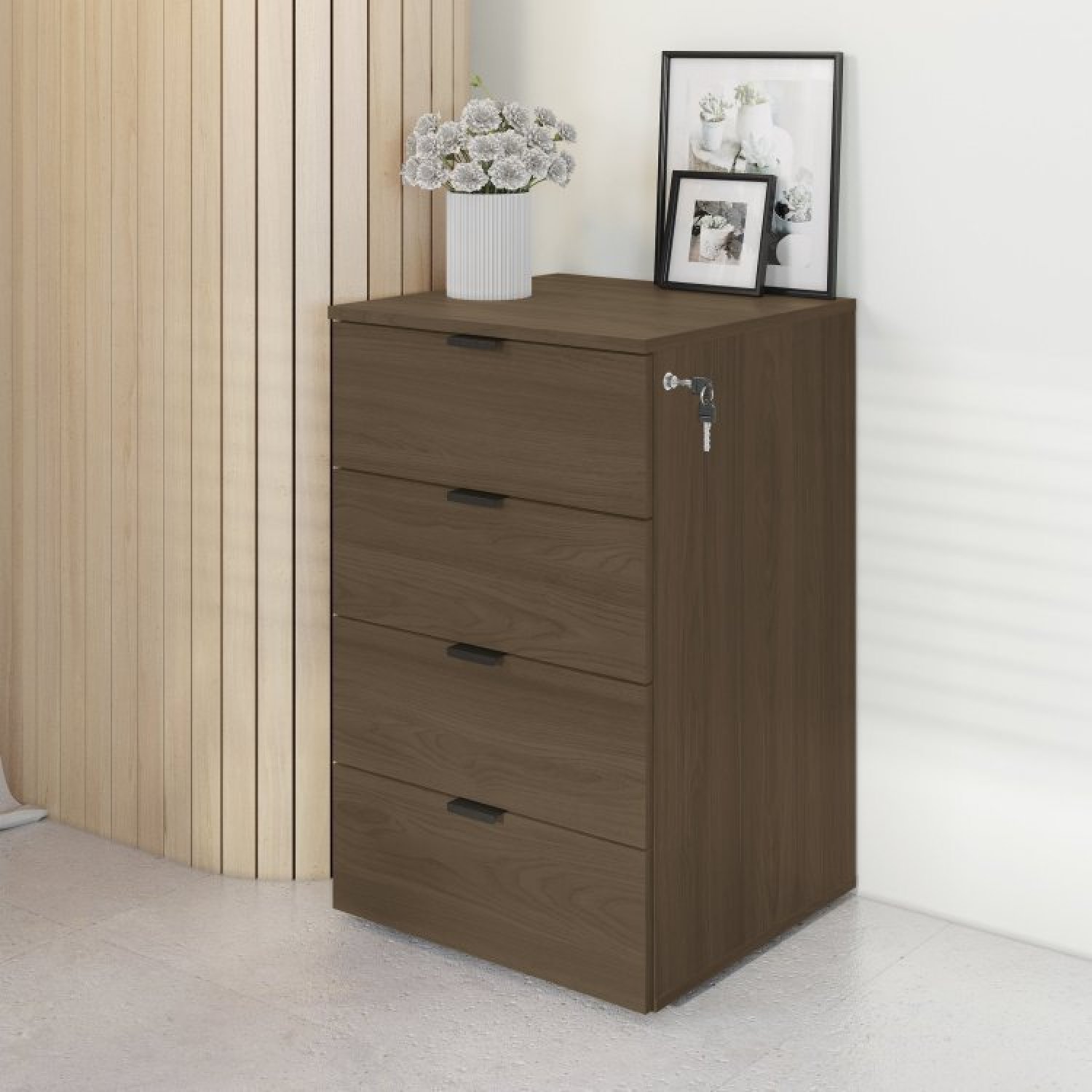Mesa para Escritório Secretária 120cm com 2 Gaveteiros Office - 6