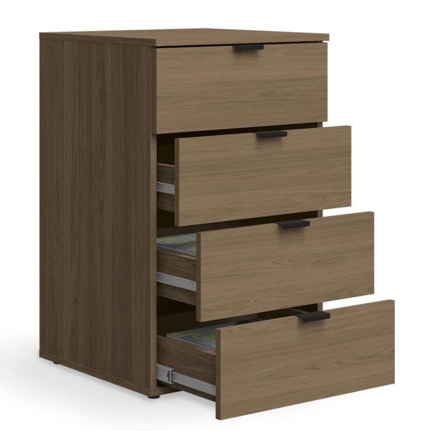 Mesa para Escritório Secretária 120cm com 2 Gaveteiros Office - 7
