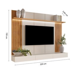 Painel Home para Tv até 84 Polegadas 220cm Led Supreme - 3