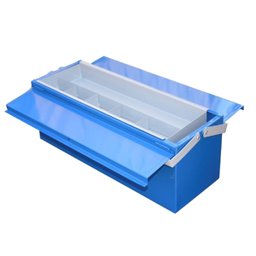 Caixa Ferramenta Alta Com Alça e Suporte Pra Parafusos 50cm - 2