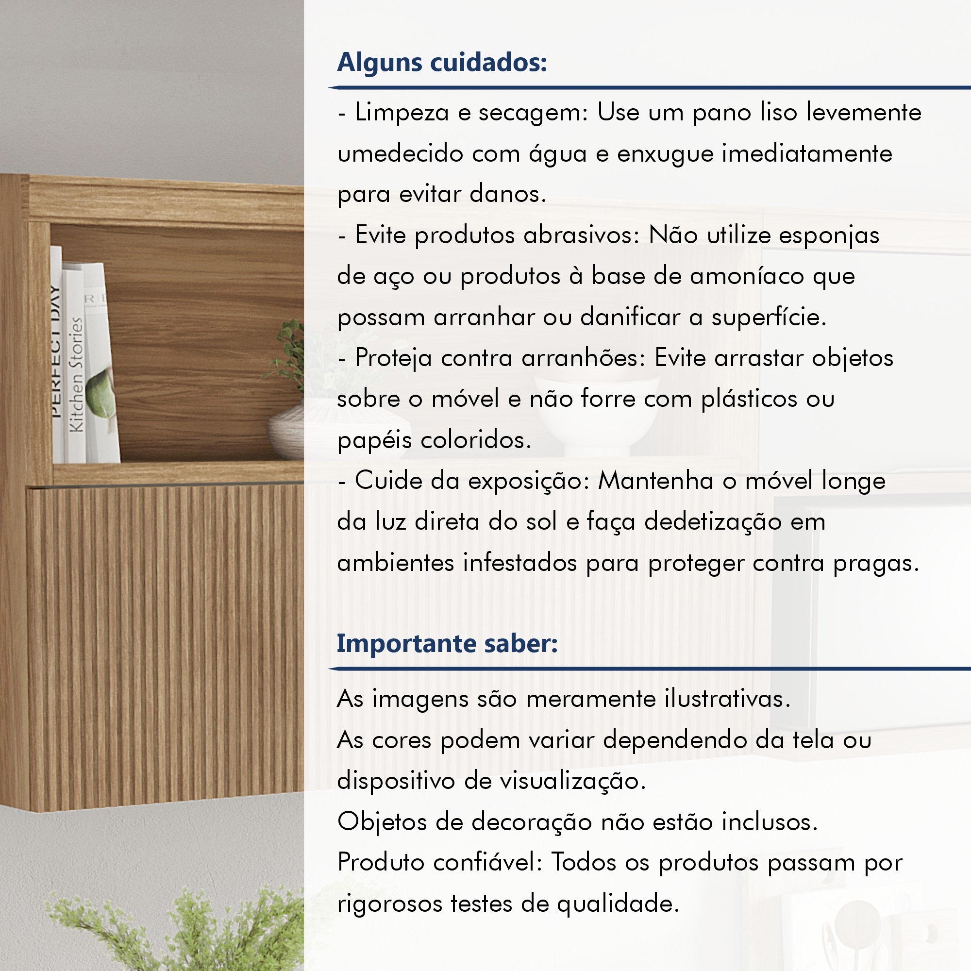 Armário Aéreo 1 Porta Bascula Ripado Marquesa 120Cm  100% Mdf - 8