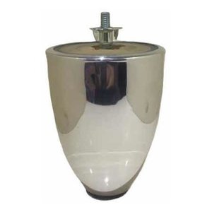 Pé de Aluminio para Sofás e Móveis Tt, 10cm Altura - 4 Peças