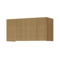 Armário Aéreo Geladeira 1 Porta Basculante 80Cm Ripado  100% Mdf Rainha - 8
