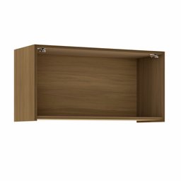 Armário Aéreo Geladeira 1 Porta Basculante 80Cm Ripado  100% Mdf Rainha - 7