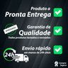 Kit 2 Acabamento Valvula Descarga Deca Hydra Max Abs Preto - 5