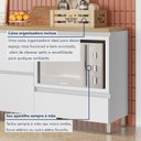 Ver imagem 4 de Balcão Forno 1 Gaveta Com Caixa Organizadora 70Cm  100% Mdf Rainha