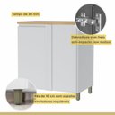 Ver imagem 6 de Balcão Canto Direita Esquerda 1 Porta Rainha 92X52Cm  100% Mdf