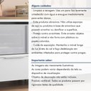 Ver imagem 7 de Balcão Forno 1 Gaveta com Caixa Organizadora 80cm 100% MDF Marquesa Branco/Nature
