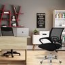 Cadeira Escritório Diretor Giratória Office Arco Estofado Mesh Evolux - 4