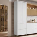 Ver imagem 1 de Paneleiro 2 Portas 2 Gavetas Marquesa 70cm 100% MDF Branco