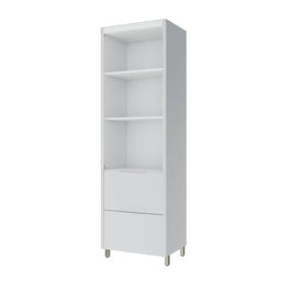 Paneleiro 2 Portas 2 Gavetas Marquesa 70cm 100% MDF Branco - 4