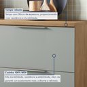 Ver imagem 7 de Cozinha 5 Peças 7 Portas 6 Gavetas Ripado Marquesa 100% Mdf