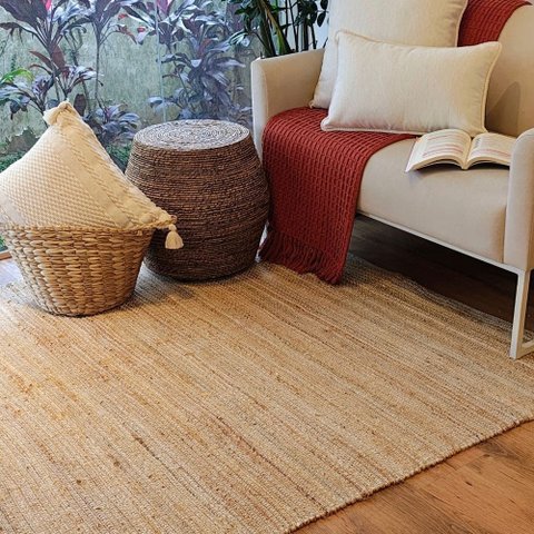 Tapete Artesanal Kilim Disha Areia 200 x 250