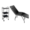 Kit Preto Maca 3 Posições + Carrinho Tatuagem Estética Salão - 1