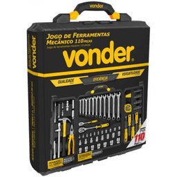 Jogo Kit Ferramentas Com Maleta 110 Peças Completo Profissional Mecânico Vonder - 3