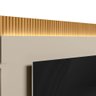 Conjunto Modular 180cm Rack com Painel para Tv São Paulo Linea Brasil - Tauari/off White Fosco - 3
