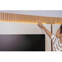 Ver imagem 7 de Conjunto Modular 180cm Rack com Painel para Tv São Paulo Linea Brasil - Tauari/off White Fosco