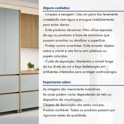 Cozinha 5 Peças 8 Portas 7 Gavetas Ripado Rainha  100% Mdf - 20