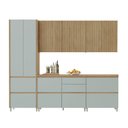 Ver imagem 3 de Cozinha 5 Peças 8 Portas 7 Gavetas Ripado Rainha 100% Mdf