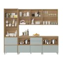 Ver imagem 5 de Cozinha 5 Peças 8 Portas 7 Gavetas Ripado Rainha 100% Mdf