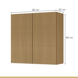 Cozinha 9 Peças Canto Direita E Esquerda 12 Portas 8 Gavetas Ripado Rainha  100% Mdf - 5