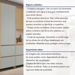 Cozinha 7 Peças 9 Portas 8 Gavetas Nichos Forno Ripado Rainha  100% Mdf - 20