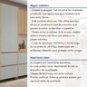 Cozinha 7 Peças 9 Portas 8 Gavetas Nichos Forno Ripado Rainha  100% Mdf - 20