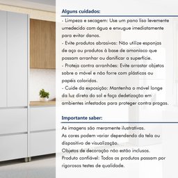 Cozinha 5 Peças 8 Portas E 7 Gavetas Ripado Rainha  100% Mdf - 20